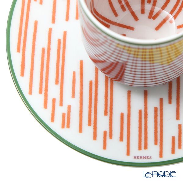 エルメス（HERMES） イポモビル コーヒーカップ＆ソーサー No.2 100ml デミタス／エスプレッソ用 ペア 048117P