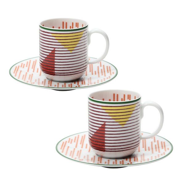 エルメス（HERMES） イポモビル コーヒーカップ＆ソーサー No.2 100ml デミタス／エスプレッソ用 ペア 048117P