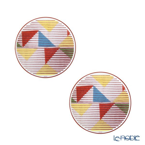 エルメス（HERMES） イポモビル スモールプレート No.3 14cm ペア 048212P