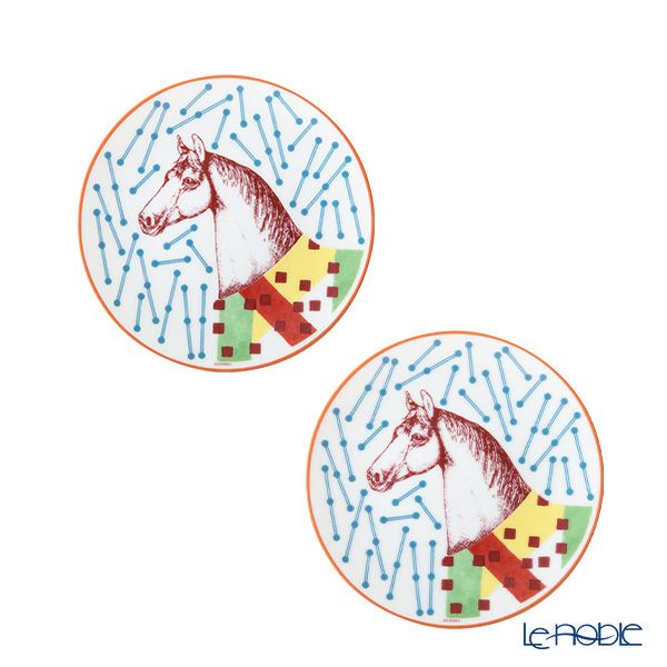 エルメス（HERMES） イポモビル スモールプレート No.4 14cm ペア 048312P