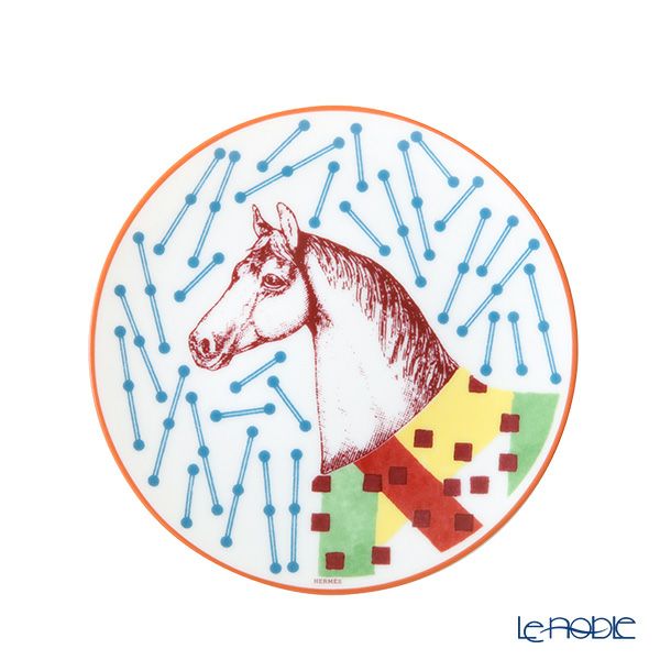 エルメス（HERMES） イポモビル スモールプレート No.4 14cm ペア 048312P