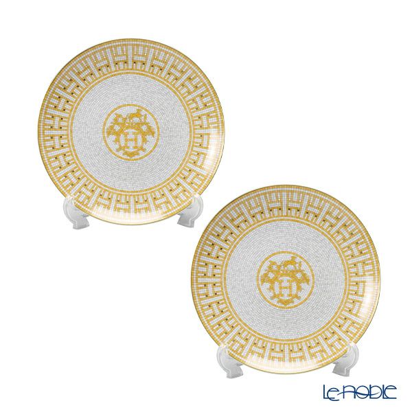 エルメス（HERMES） モザイク ヴァンキャトル デザートプレート 21cm