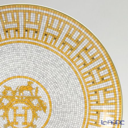 エルメス（HERMES） モザイク ヴァンキャトル デザートプレート 21cm ペア 026007P