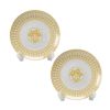 エルメス（HERMES） モザイク ヴァンキャトル デザートプレート 21cm ペア 026007P
