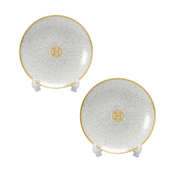 エルメス（HERMES） モザイク ヴァンキャトル パンプレート 16cm （プレート 16cm）ペア