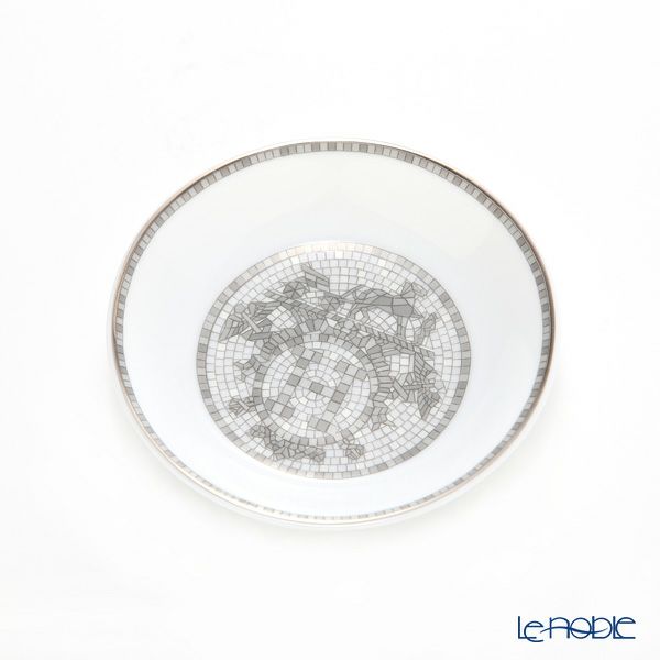 エルメス（HERMES） モザイク ヴァンキャトルプラチナ コレクション アジアティック 醤油皿 10cm ペア 035086P