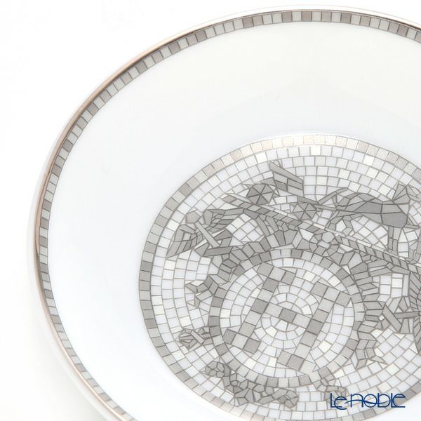 エルメス（HERMES） モザイク ヴァンキャトルプラチナ コレクション アジアティック 醤油皿 10cm ペア 035086P