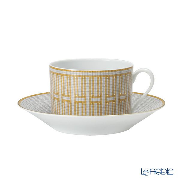 エルメス（HERMES） モザイク ヴァンキャトル モーニングカップ＆ソーサー 340ml ペア