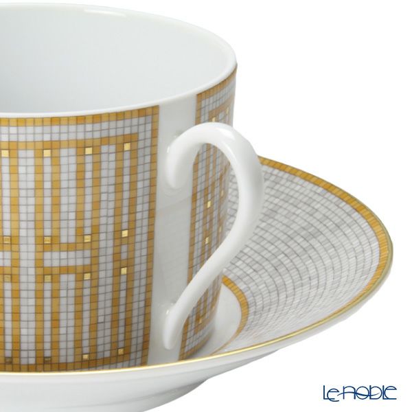 エルメス（HERMES） モザイク ヴァンキャトル モーニングカップ＆ソーサー 340ml ペア