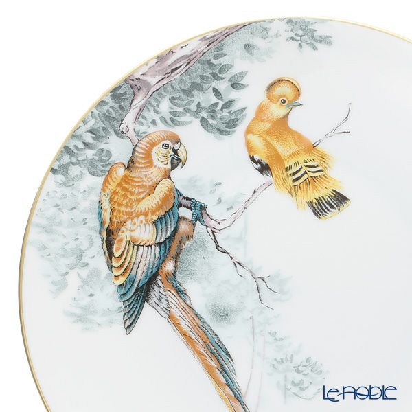 エルメス（HERMES） 赤道直下のスケッチ アメリカンディナープレート 27cm（バード） ペア