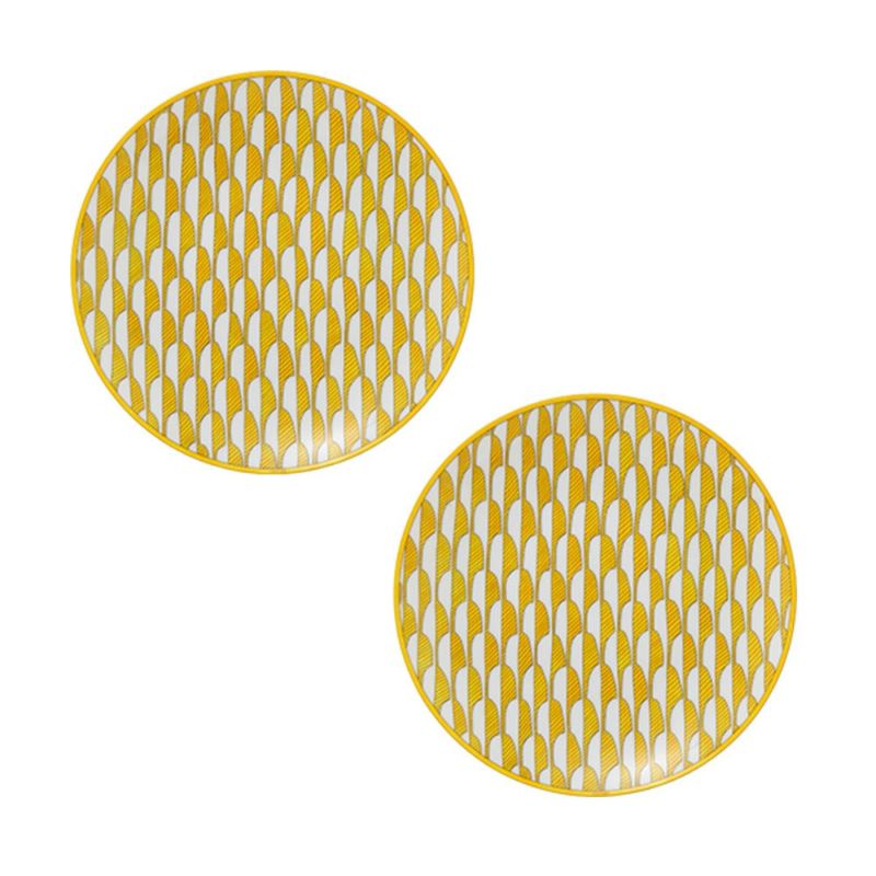 エルメス（HERMES） ソレイユ ドゥ エルメス デザートプレート No.1 21cm 046007P ペア