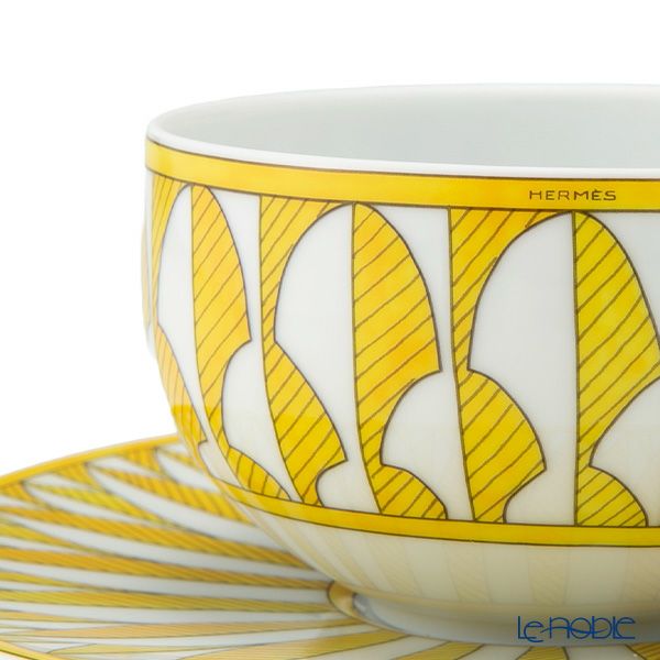 エルメス（HERMES） ソレイユ ドゥ エルメス ティーカップ＆ソーサー 200ml ペア 046016P