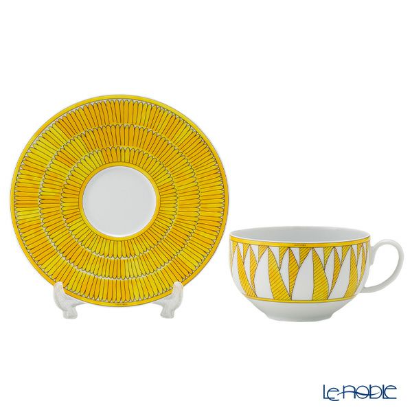 エルメス（HERMES） ソレイユ ドゥ エルメス モーニングカップ＆ソーサー 350ml ペア 046015P