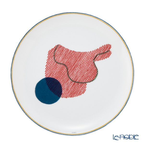 エルメス（HERMES） ソー・エルメス デザートプレート 23.5cm サドル ペア 055107P