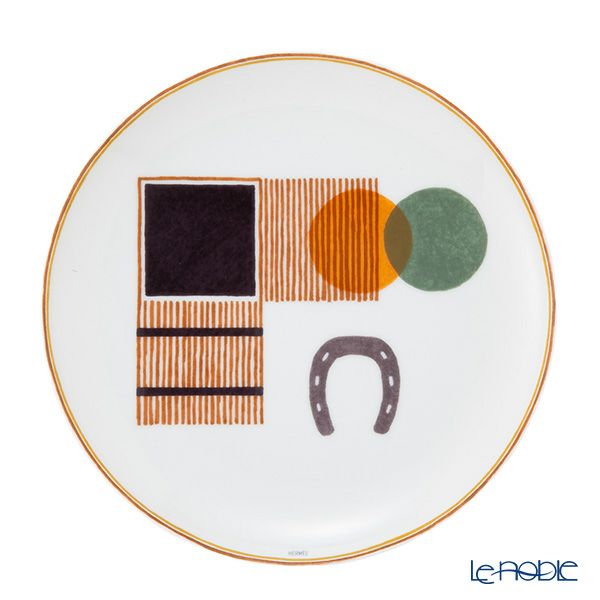 エルメス（HERMES） ソー・エルメス デザートプレート 23.5cm ボックス ペア 055207P