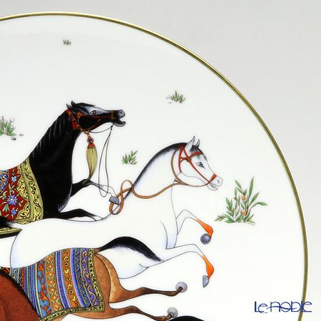 エルメス（HERMES） シュヴァルドリアン デザートプレート 21cm ペア