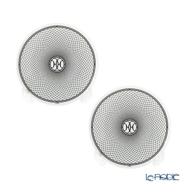 エルメス（HERMES） H Deco アッシュデコ パンプレート 14cm No.1 037012P ペア