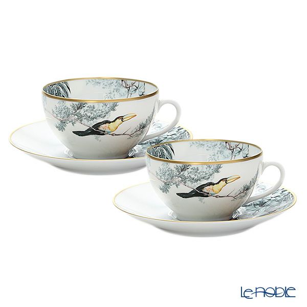 エルメス（HERMES） 赤道直下のスケッチ モーニングカップ＆ソーサー 370ml ペア