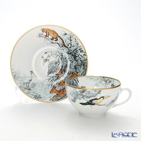 エルメス（HERMES） 赤道直下のスケッチ モーニングカップ＆ソーサー 370ml ペア