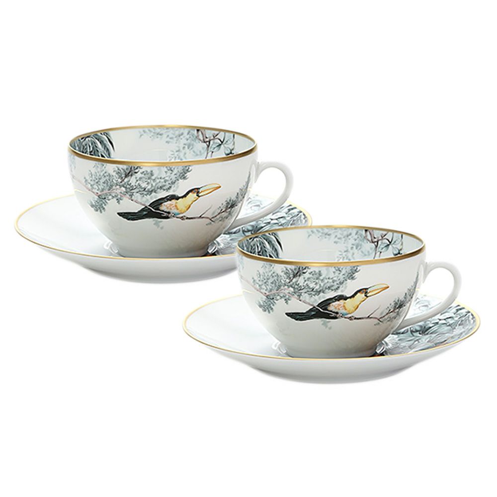 エルメス（HERMES） 赤道直下のスケッチ モーニングカップ＆ソーサー 370ml ペア