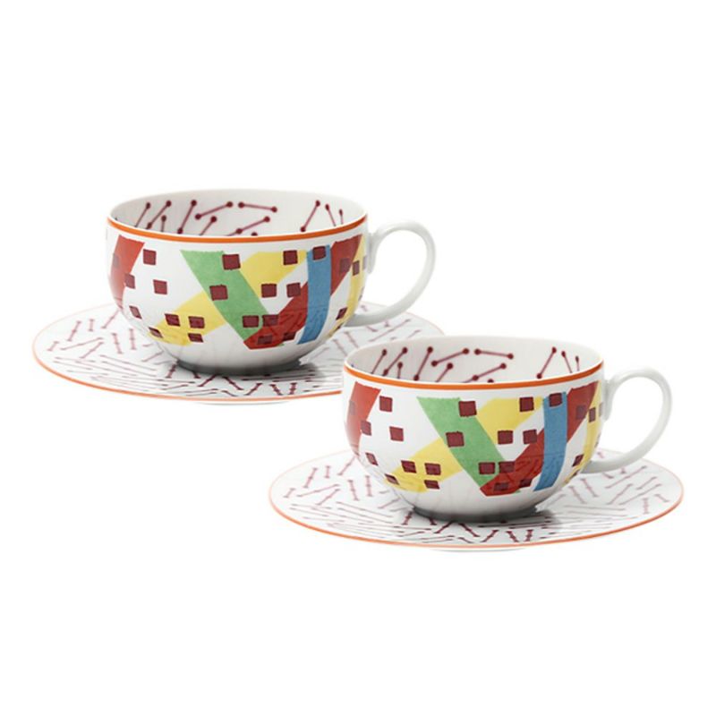 エルメス（HERMES） イポモビル ティーカップ＆ソーサー No.1 200ml 048016P ペア