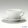 フッチェンロイター（HUTSCHEN REUTHER） バロネスホワイト ティーカップ＆ソーサー 220ml ペア