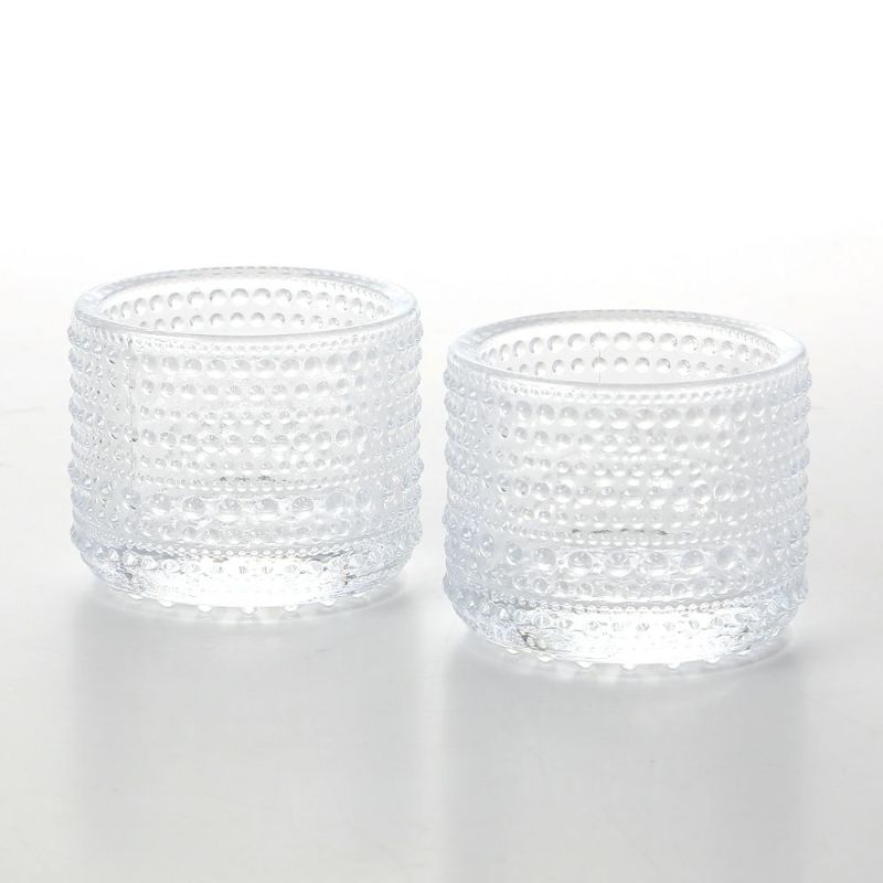 イッタラ（iittala） カステヘルミ キャンドルホルダー 64mm クリア ペア