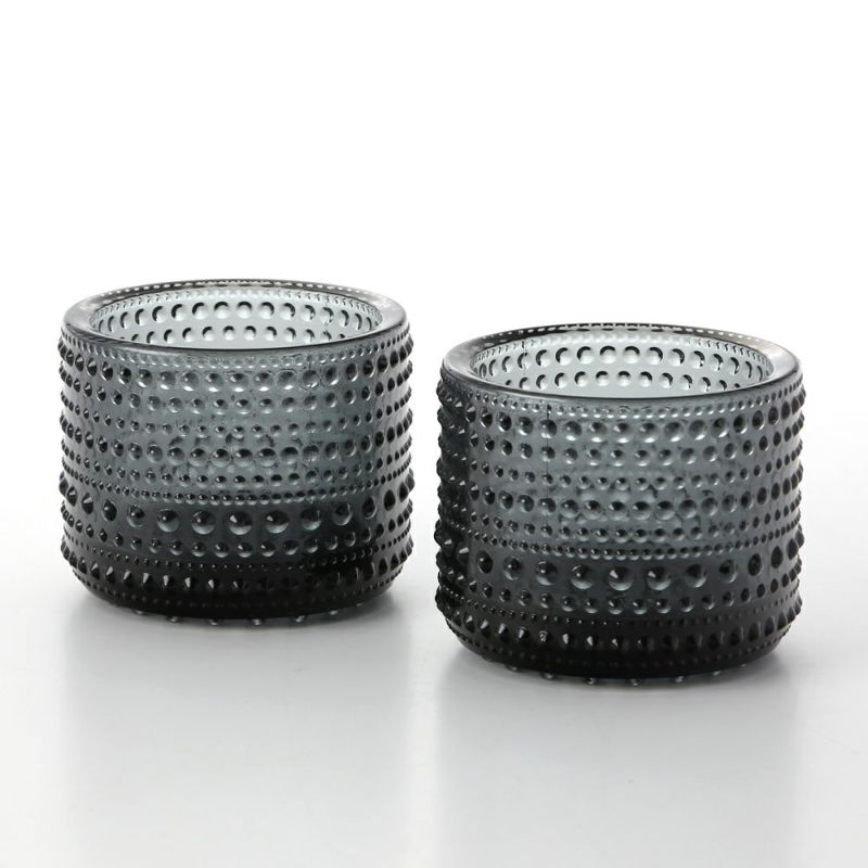 イッタラ（iittala） カステヘルミ キャンドルホルダー 64mm グレー ペア