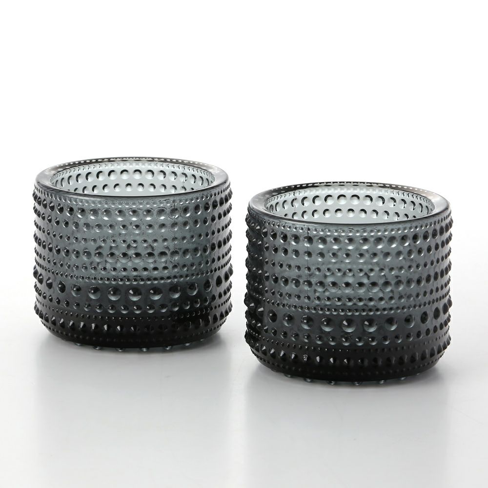 イッタラ（iittala） カステヘルミ キャンドルホルダー 64mm グレー ペア