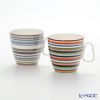 イッタラ（iittala） オリゴ オレンジ＆ベージュ マグ（ハンドル付） 400ml ペア