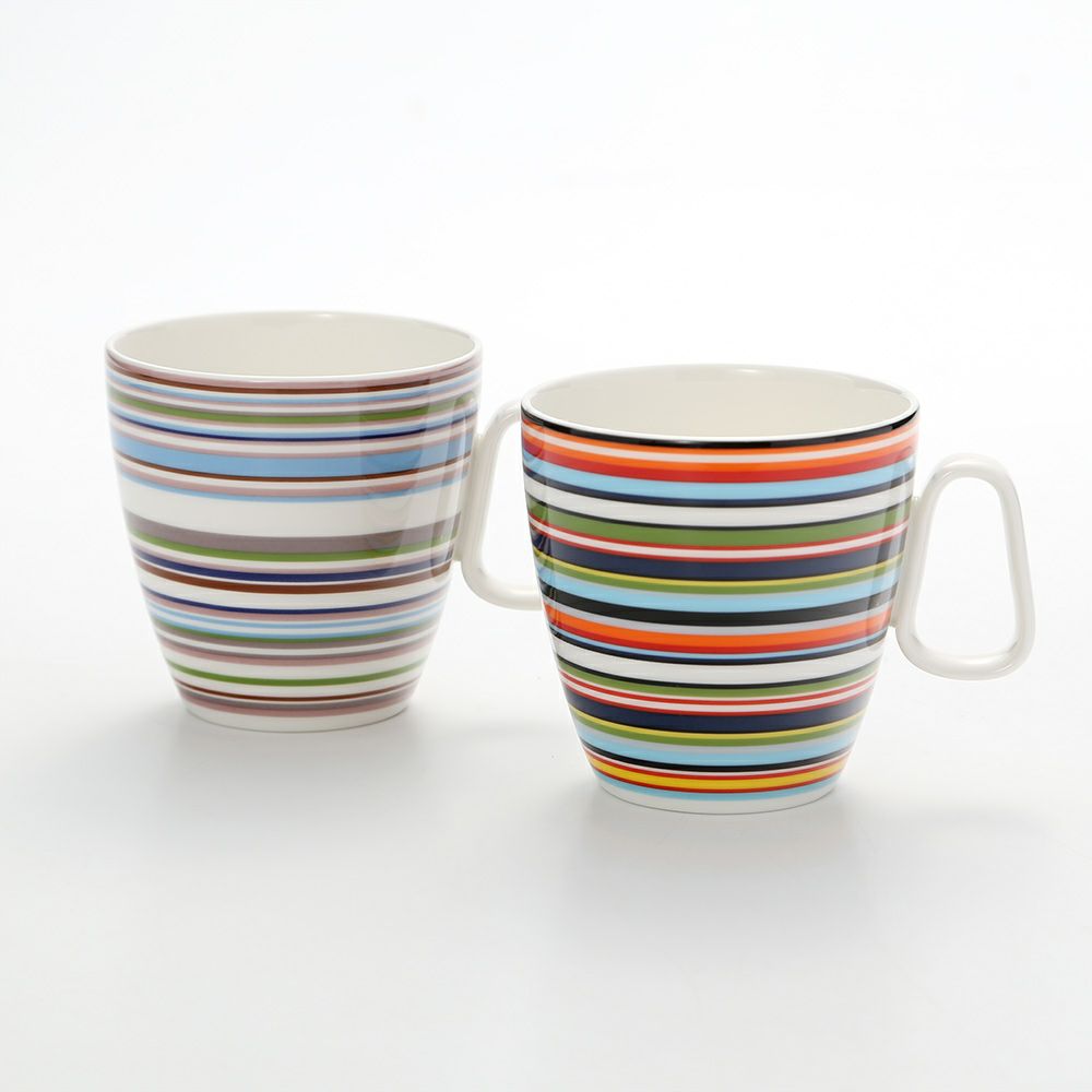 イッタラ（iittala） オリゴ オレンジ＆ベージュ マグ（ハンドル付） 400ml ペア