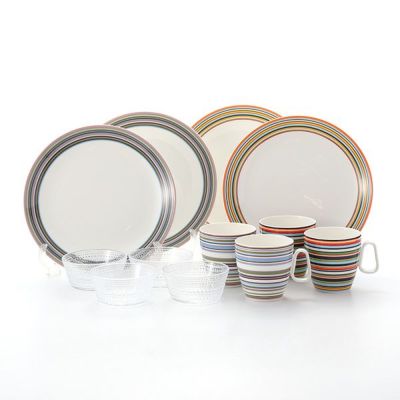 イッタラ（iittala） オリゴ オレンジ＆ベージュ 2人用 マグ＆プレート