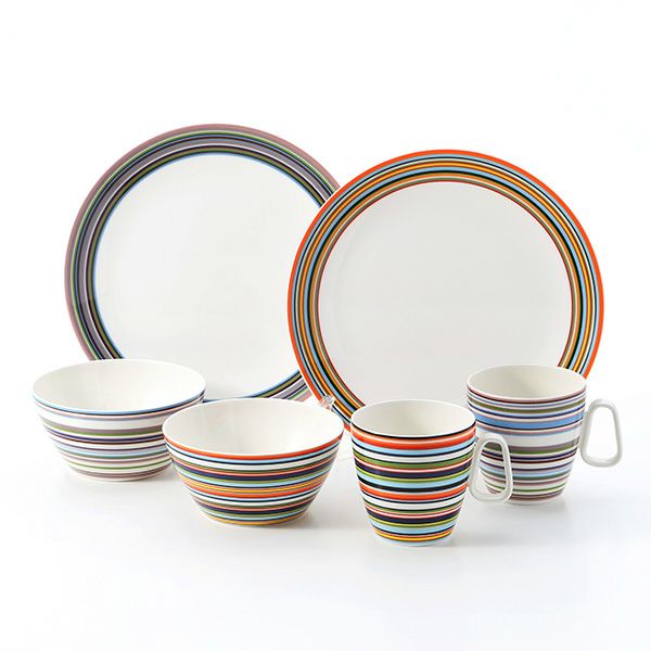 イッタラ（iittala） オリゴ オレンジ＆ベージュ マグ＆プレート＆ボウル 6点セット