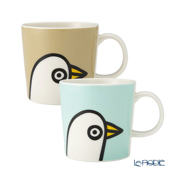 イッタラ（iittala） キュリアス マインド オブ オイバ トイッカ マグカップ 300ml バーディー ペア リネン ＆ ミント