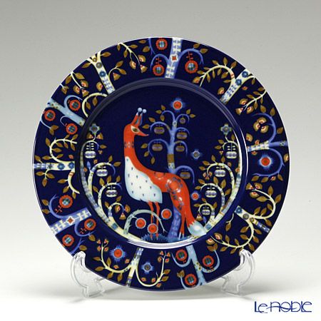 イッタラ（iittala） タイカ ブルー＆レッド 2人用 マグ＆プレート 4点セット