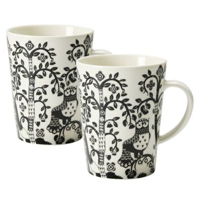 イッタラ（iittala） タイカ ブラック マグ 400ml ペア | ブランド洋食