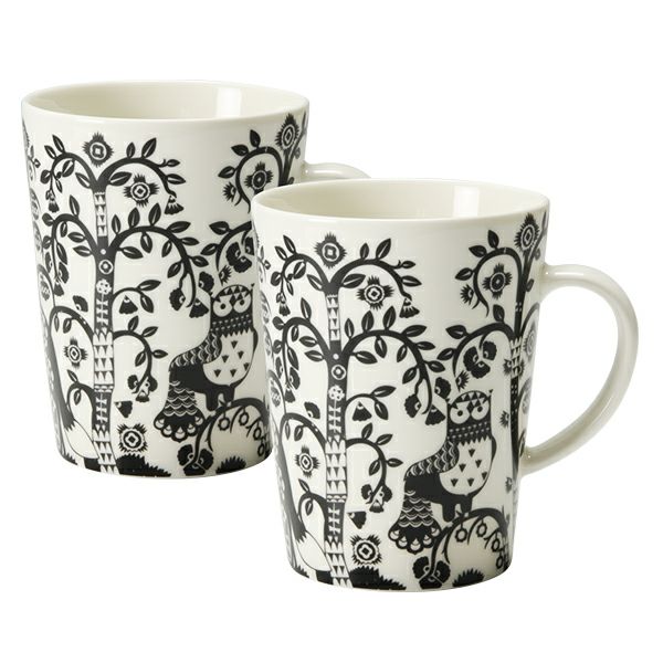 イッタラ（iittala） タイカ ブラック マグ 400ml ペア