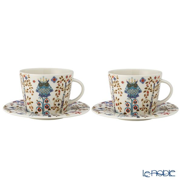 イッタラ（iittala） タイカ ホワイト ティーカップ＆ソーサー 300ml ペア 1075820