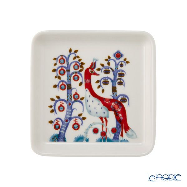 イッタラ（iittala） タイカ ホワイト プレートセット スクエア 12×12cm ＆ レクタングラー 12×24cm