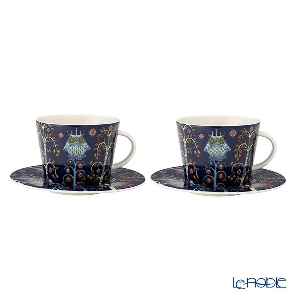イッタラ（iittala） タイカ ブルー ティーカップ＆ソーサー 300ml ペア 1075821