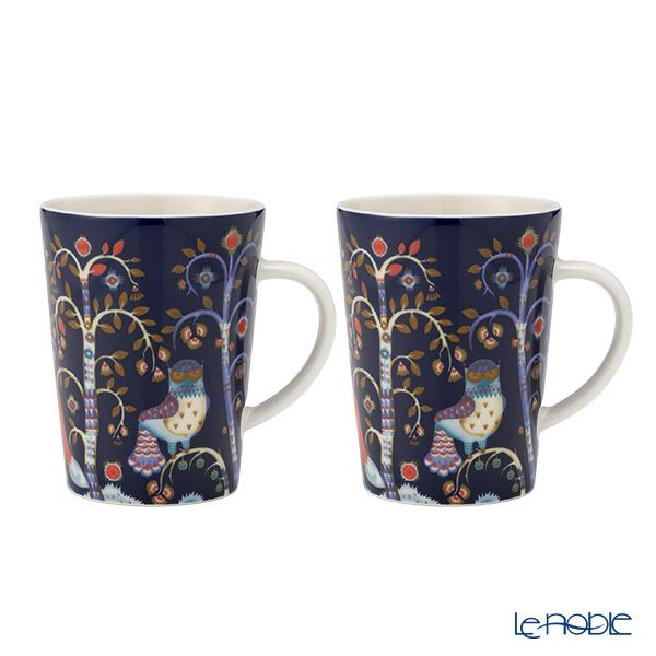 イッタラ（iittala） タイカ ブルー マグカップ 300ml ペア 1070922