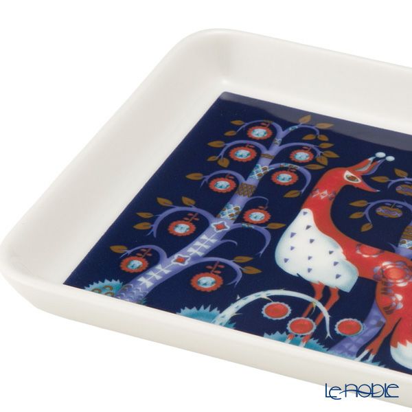 イッタラ（iittala） タイカ ブルー スクエアプレート 12×12cm ペア 1070927