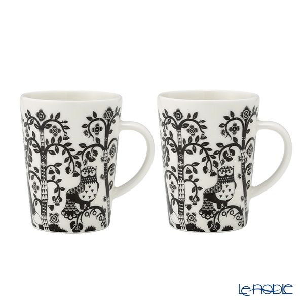 イッタラ（iittala） タイカ ブラック マグカップ 300ml ペア 1070923