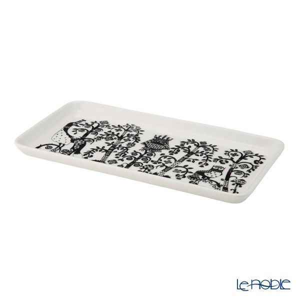 イッタラ（iittala） タイカ ブラック プレートセット スクエア 12×12cm ＆ レクタングラー 12×24cm