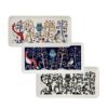 イッタラ（iittala） タイカ ホワイト ＆ ブルー ＆ ブラック レクタングラープレート 12×24cm 3点セット