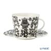 イッタラ（iittala） タイカ ブラック ティーカップ＆ソーサー 300ml 1075822 ペア