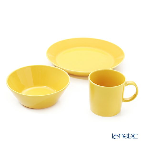 イッタラ（iittala） ティーマ ハニー マグ＆プレート＆ボウル 3点セット