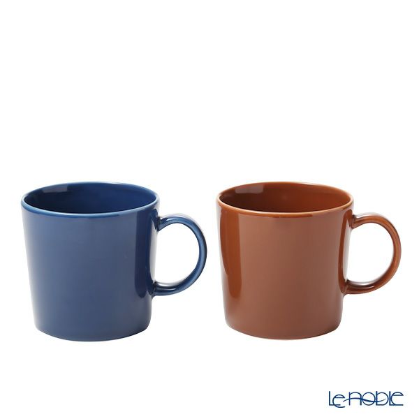 イッタラ（iittala） ティーマ マグカップ 300ml ヴィンテージ ブルー＆ブラウン ペア