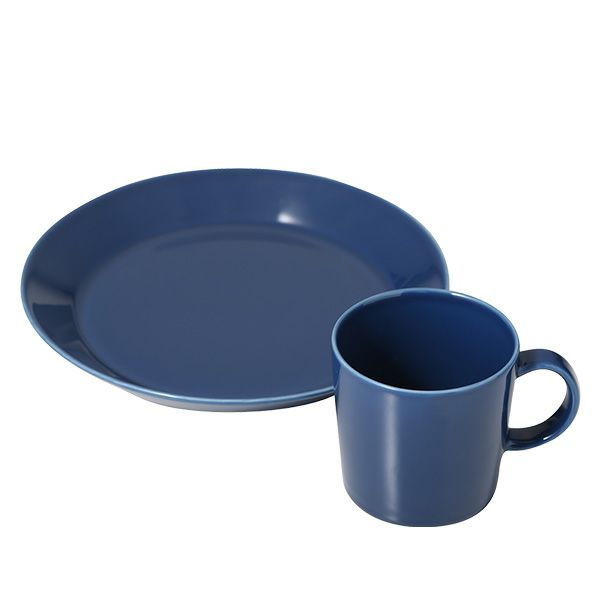 イッタラ（iittala） ティーマ マグカップ＆プレート 2点セット ヴィンテージブルー