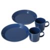 イッタラ（iittala） ティーマ マグカップ＆プレート 4点セット ヴィンテージブルー 2人用